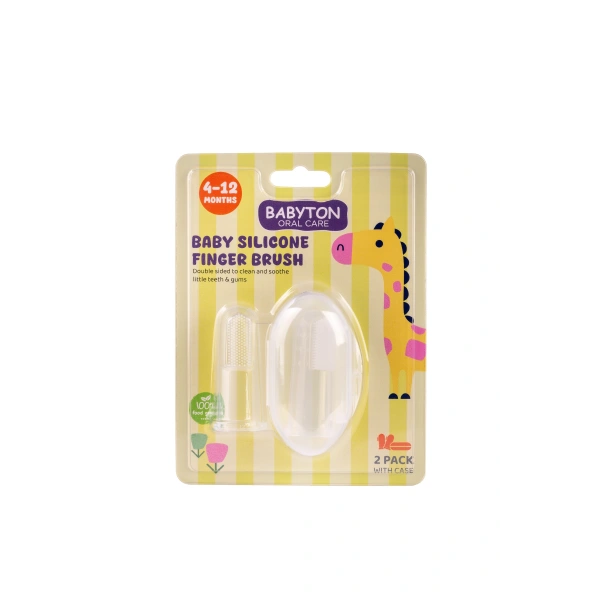 Parmak İkili Silikon Fırça