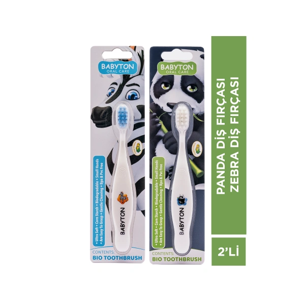 SET Panda Diş Fırçası - Zebra Diş Fırçası
