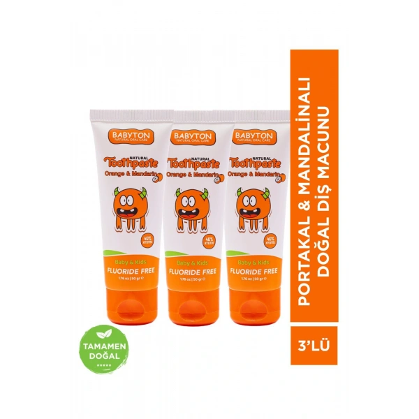 SET Portakal&Mandalina Diş Macun 3lü Set 50 gr