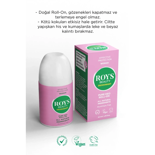 Roys Beauty Doğal Roll-on Kadın