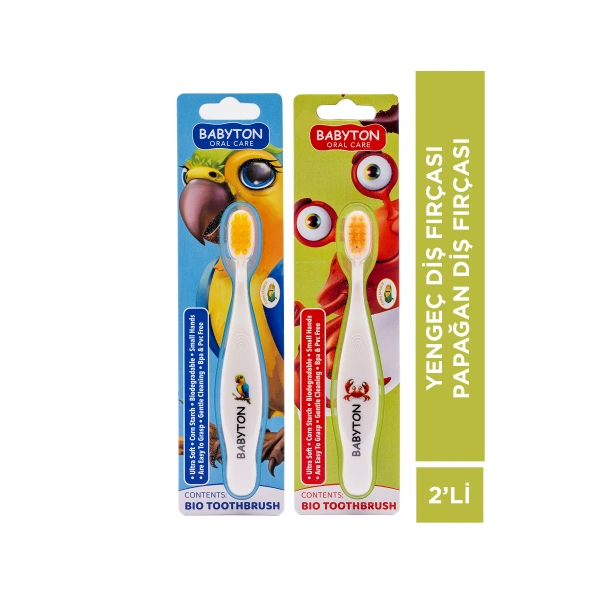 SET Yengeç Diş Fırçası - Papağan Diş Fırçası