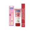 Doğal Çilek +2 Yaş Diş Macunu Florürlü -Ekolojik Diş Fırçası Pinky