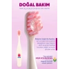 Doğal Çilek +6 Yaş Diş Macunu Florürlü -Ekolojik Diş Fırçası Pinky
