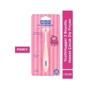 Toothhugger 3 Boyutlu Hassas Çocuk Diş Fırçası Pinky