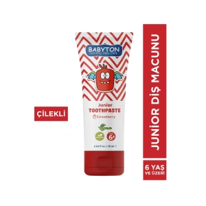 Doğal Çilekli 6 Yaş ve Üzeri Florürlü Diş Macunu 75 ml