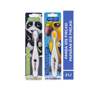 SET 2Lİ Panda - Papağan Diş Fırçası