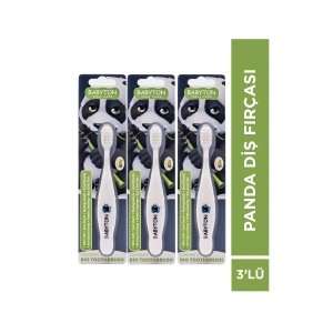 SET 3LÜ Diş Fırçası Panda