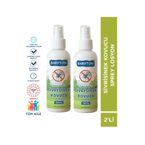 Sivrisinek Kovucu Losyon Sprey 100 ml 2li Set