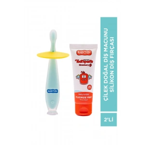 SET Çilek Diş Macunu - Silikon Diş Fırçası