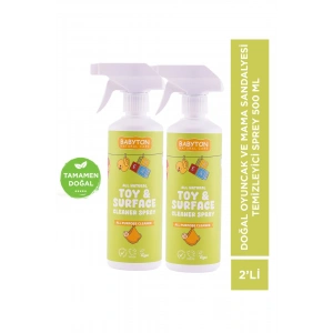 SET Oyuncak ve Mama Sandalyesi Temizleyici 2li Set 500 ml