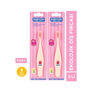 Ekolojik Diş Fırçası 2li Set Pinky