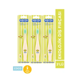 Ekolojik Diş Fırçası 3lü Set Griny