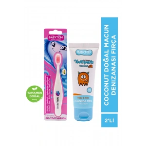 SET Hindistan Cevizi Diş Macun ve Denizanası Diş Fırça