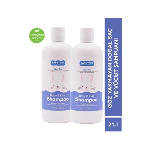 SET Göz Yakmayan Saç ve Vücut Şampuanı 2li Set