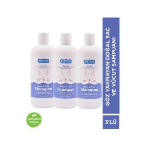 SET Göz Yakmayan Saç ve Vücut Şampuanı 3lü Set