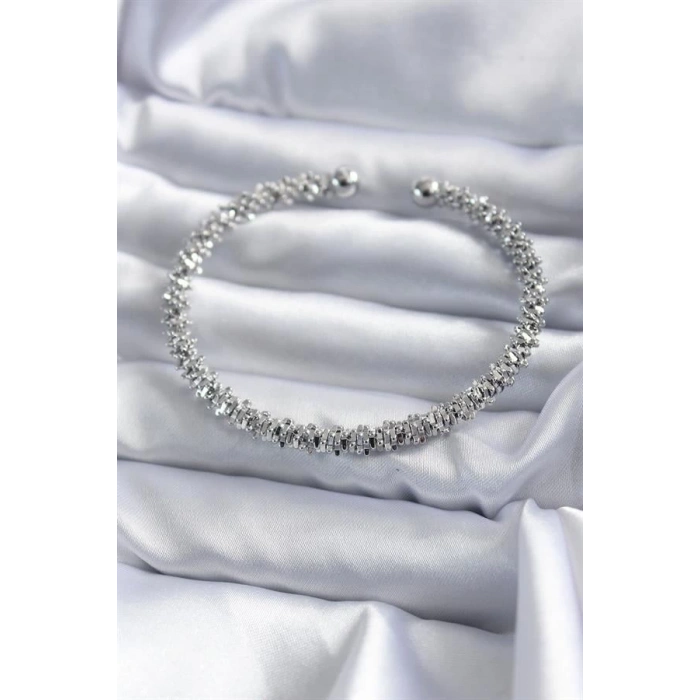 316L Çelik Gümüş Renk Kadın Bileklik