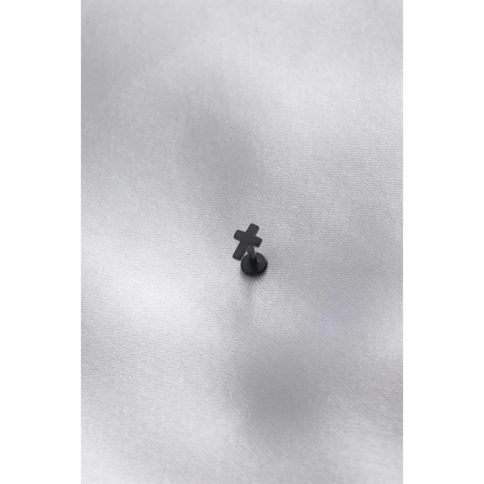 316L Cerrahi Çelik Siyah Renk Tragus Piercing