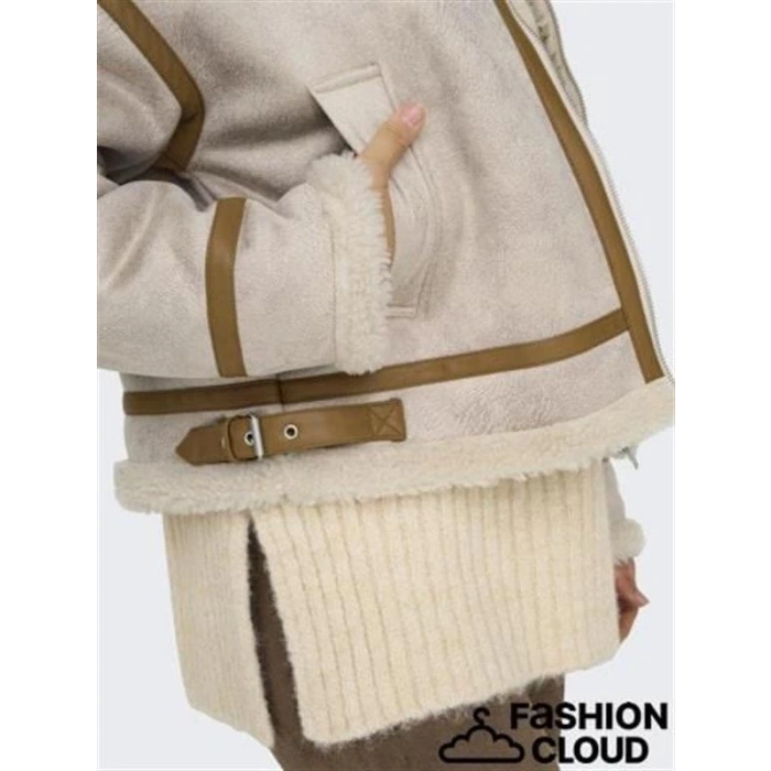 İçi Polar Su Geçirmez Nubuk Kadın Ceket