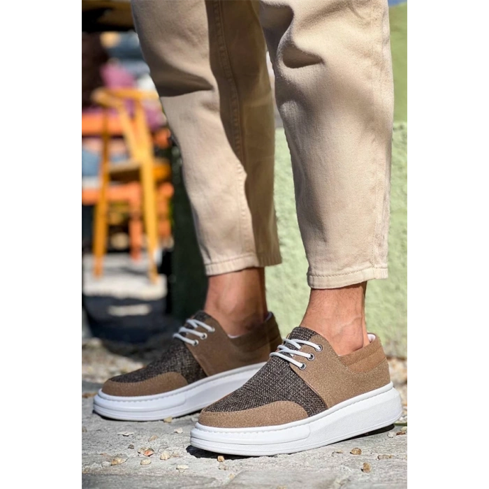 Kb-042  Kuback  Bağcıklı Taba Günlük Erkek Ayakkabı