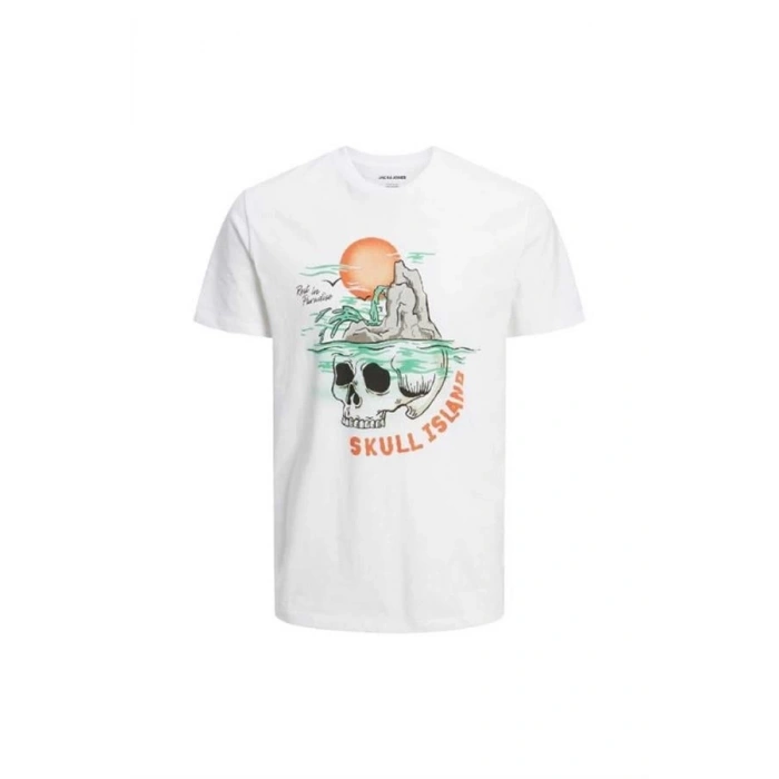 Kurukafa Baskılı Erkek T-Shirt