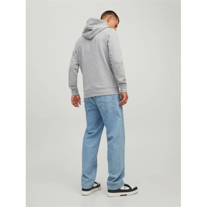 Logo Baskılı Kapüşonlu Erkek Sweatshirt