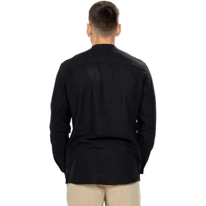 M Yaka Keten Erkek Gömlek