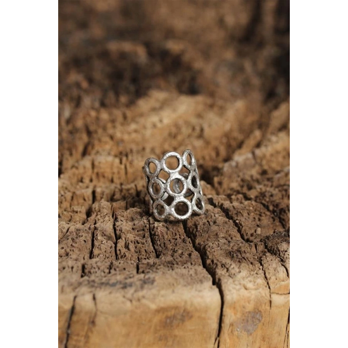 Otantik Tasarımlı Ayarlamalı Kadın Yüzük