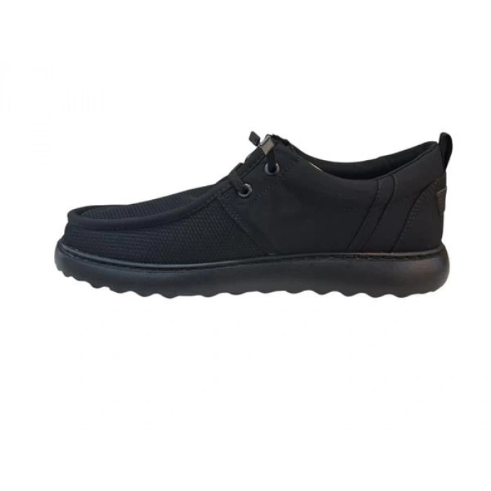 PC023LEFY Memory Foam Akıllı Bağcık Erkek Günlük Ayakkabı Siyah