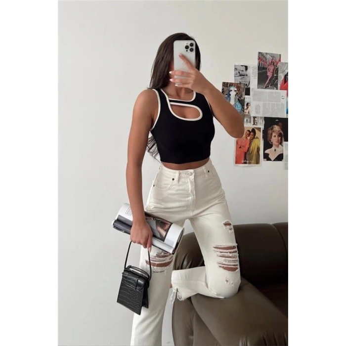 Pencereli kaşkorse crop