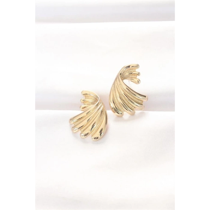 Pirinç Gold Renk Küpe