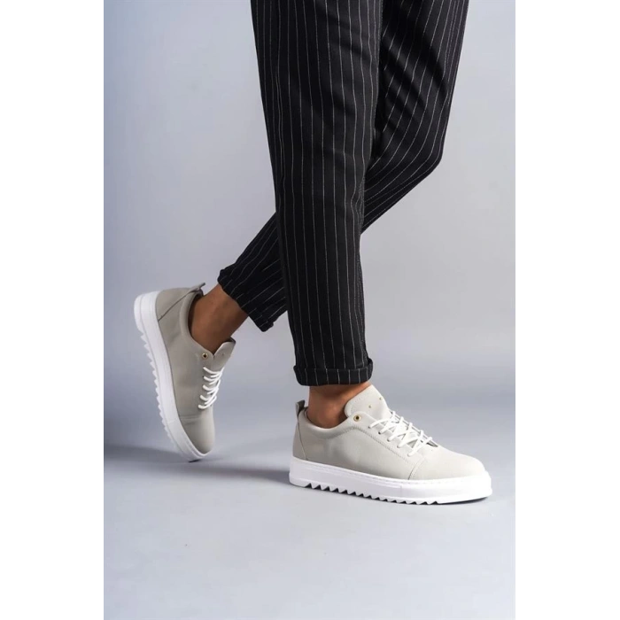 SLW152 Cool Bağcıklı Süet Erkek Günlük Spor Klasik Ayakkabı SBT - Gri