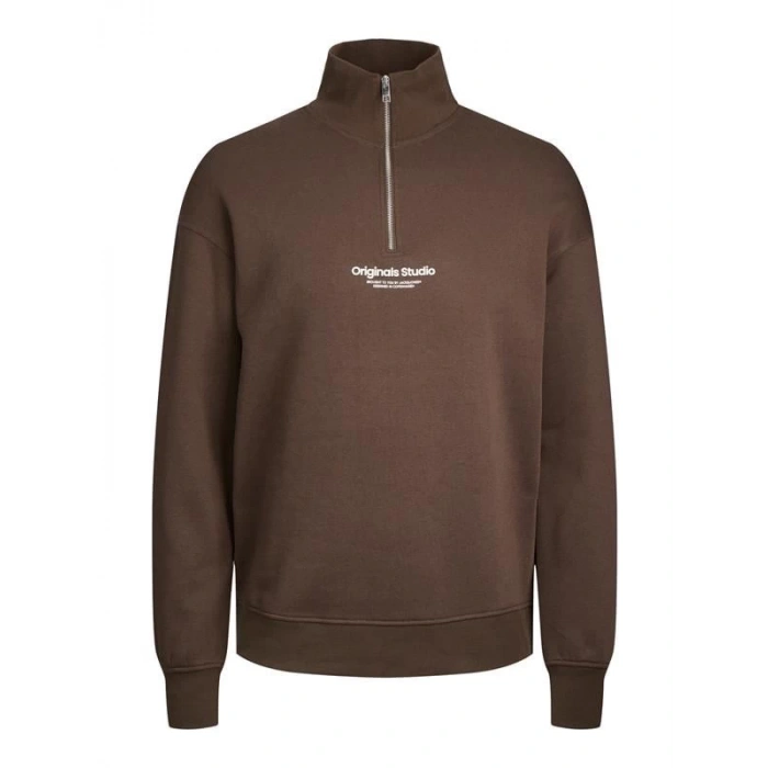 Yarım Fermuar Erkek Sweatshirt