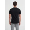 4624 Basıc V Yaka Erkek T-Shirt Siyah