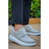 Kb-003 Kuback Gri Süet Bağcıklı  Günlük Erkek  Ayakkabı
