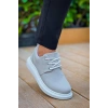 Kb-003 Kuback Gri Süet Bağcıklı  Günlük Erkek  Ayakkabı