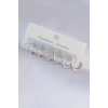 Pirinç Gümüş Renk Oval Küpe Seti