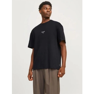 12270638 Sırt Baskkılı Over Size Erkek Tshırt Siyah