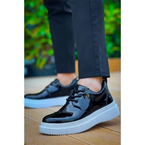 Kb-X3  Kuback Siyah Rugan  Bağcıklı  Günlük Erkek  Ayakkabı