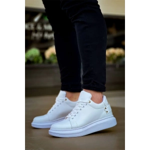 Kb047  Kuback Beyaz Cilt Günlük Erkek  Ayakkabı