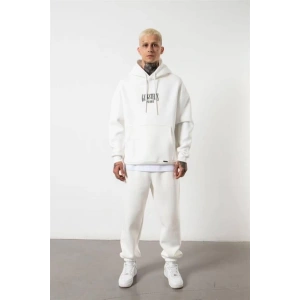 Oversıze Baskılı Erkek Sweatshirt