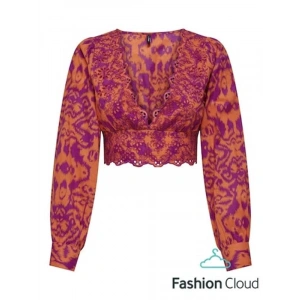 V Yaka Kısan Kadın Bluz