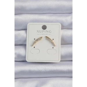 Xuping Gold Renk Zirkon Taşlı Küpe