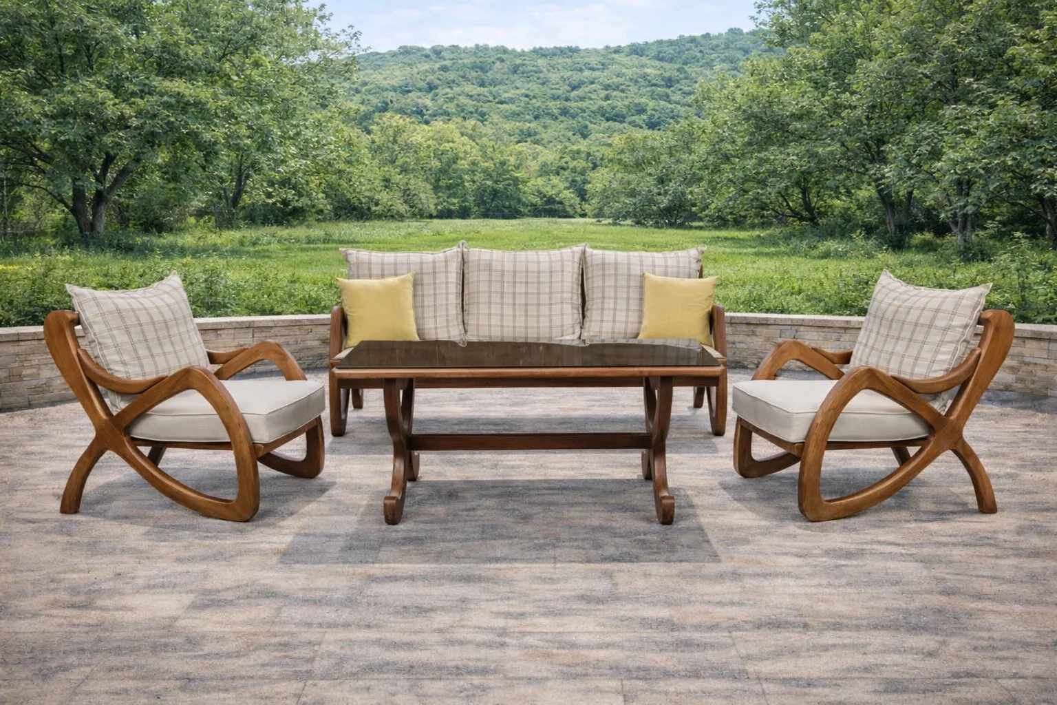 AMORE Bahçe ve Balkon Oturma Grubu - Modern Tasarım Takım