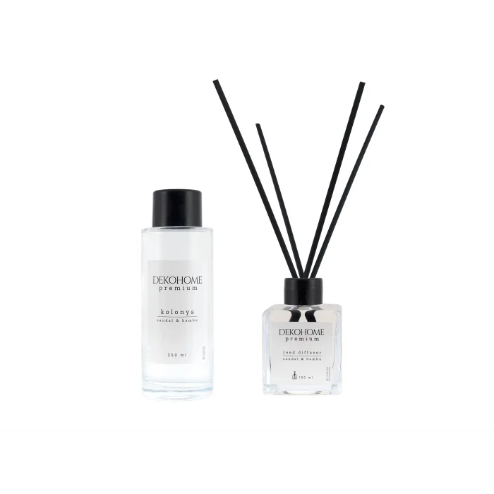 Dekohome Sandal & Bambu 2li Özel Kit (Kolonya & Oda Kokusu)