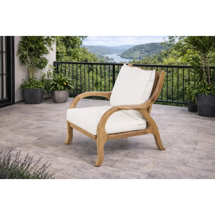 NOTTE Takım Krem - Kestane Ağacı Bahçe & Balkon Oturma Grubu