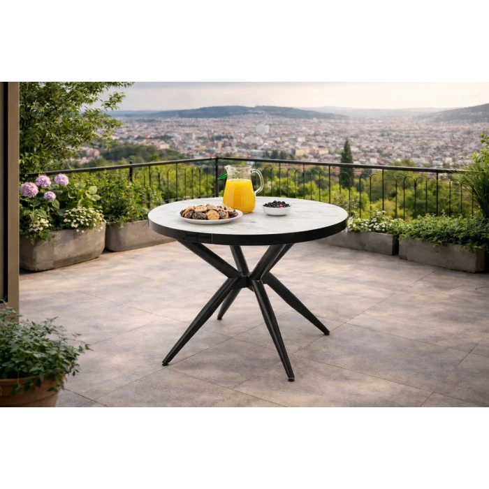 NOXIS / LUNA Açılır Masa Takımı (1 Masa + 4 Sandalye)