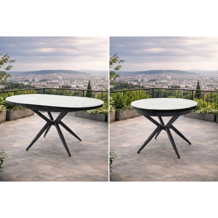 NOXIS / LUNA Açılır Masa Takımı (1 Masa + 4 Sandalye)