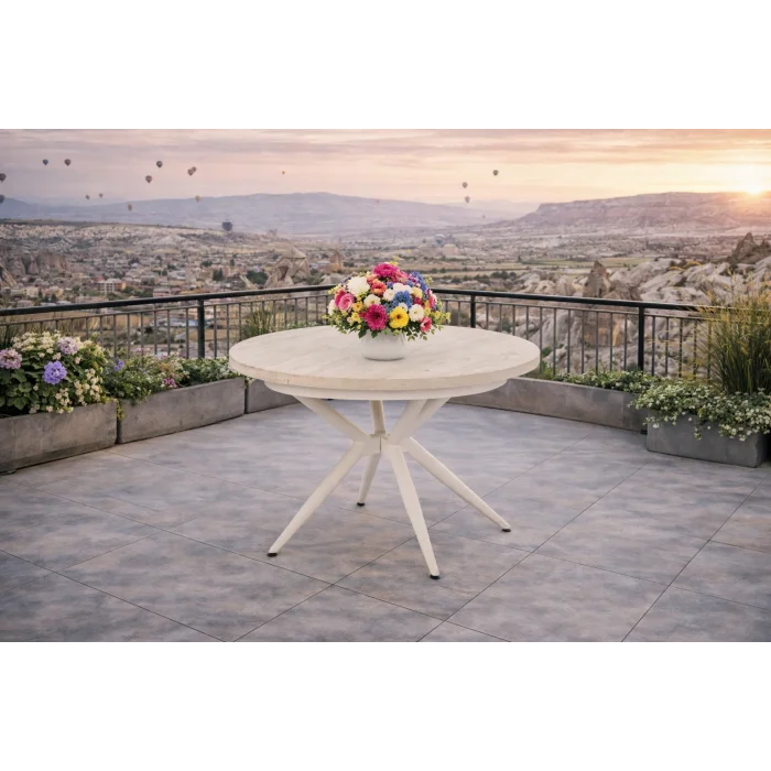 KANT / Luna Açılır Masa Takımı (1 Masa + 4 Sandalye)