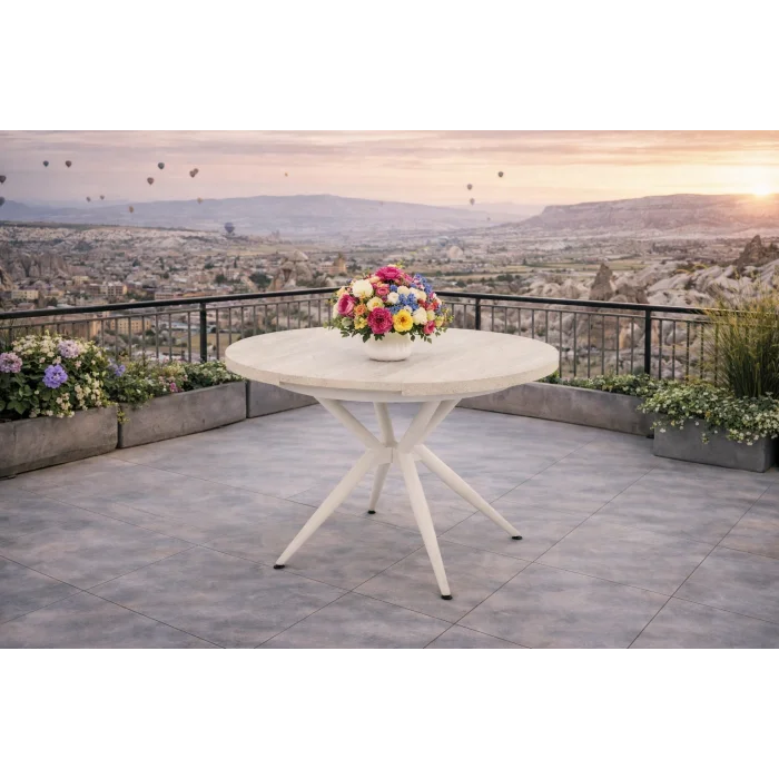 KANT / Luna Açılır Masa Takımı (1 Masa + 4 Sandalye)