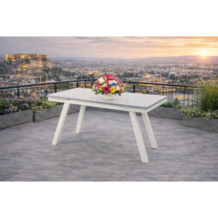 NOXIS / Dualis Açılır Masa Takımı (1 Masa + 6 Sandalye)